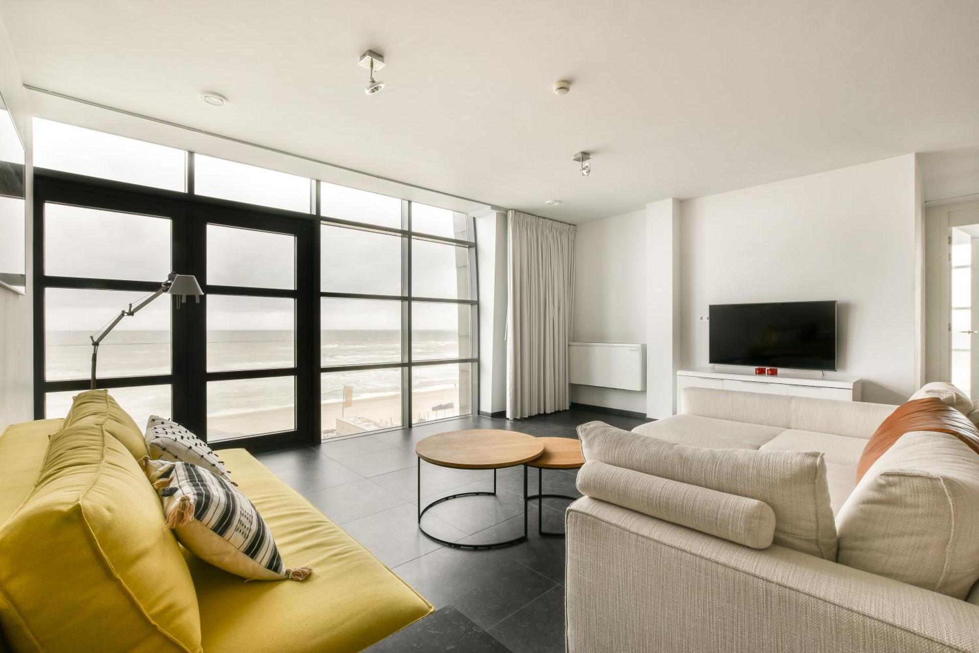 Appartement Met Frontaal Zeezicht In Bloemendaal Bagian luar foto